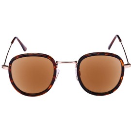 Mass Vision Lightweight Reading Sunglasses, 'The Esteemed' Full Lens Sun Readers (no bifocal) for Men and Women (Tortoise, 3.25, x)