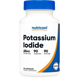 Nutricost Nutricost Potassium Iodide (KI), 90 Capsules, 65mg Potassium Iodide Per Serving, Vegetarian, Non-GMO & Gluten Free