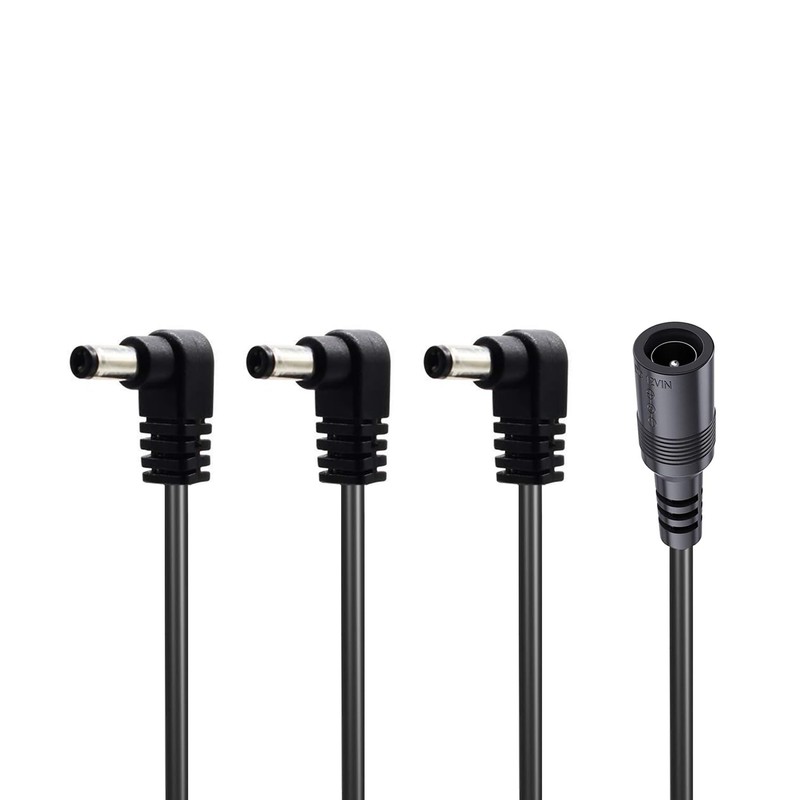 Security-01 Guitar Pedal 9V Power Supply Splitter Cable, 3 Way