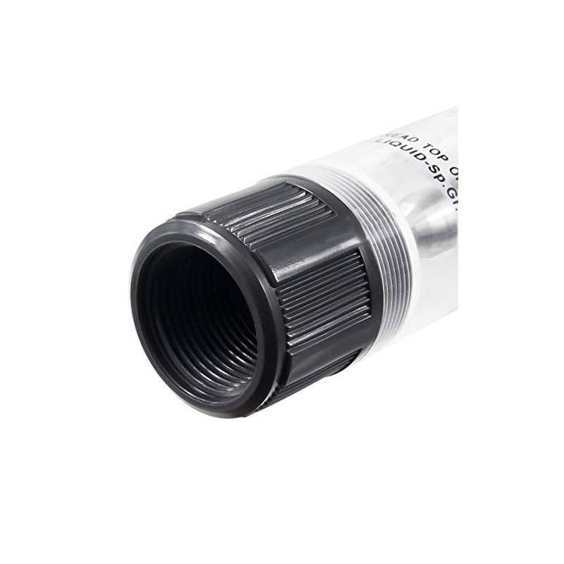 BNYZWOT Inline Clear Acrylic Water Flowmeter 1PT Dia Threads G-25