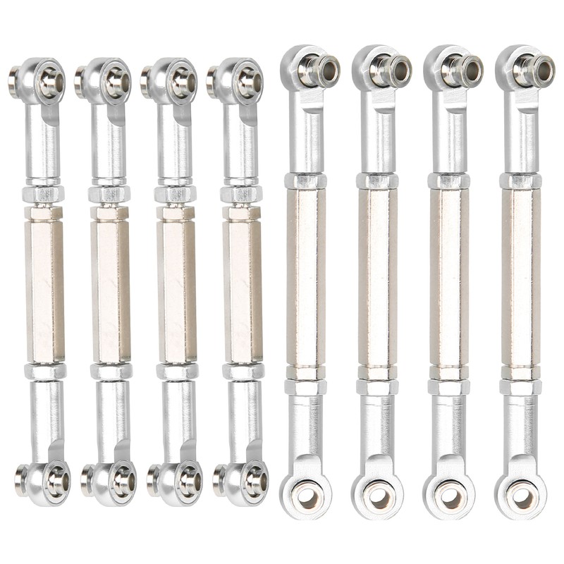 8Pcs Upgrade Metal Pull Rod Steering Pull Rod for WPL/MN/Feiyu