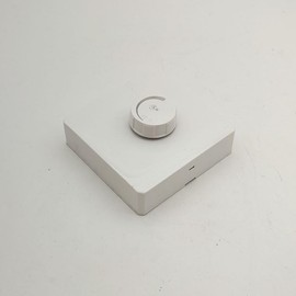 LED Dimmer Switch Surface-Mounted White for Dimmable LED Lamp 1 to 400 W Rotary Dimmer Brightness Control Panel