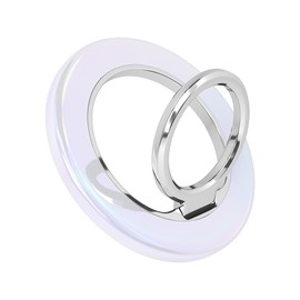 MOTTERU MOT-SRING04-EAU Smartphone Ring Stand, Compatible with Magsafe, Magnetic, 360 Degree Rotation, iPhone16/15, Aurora