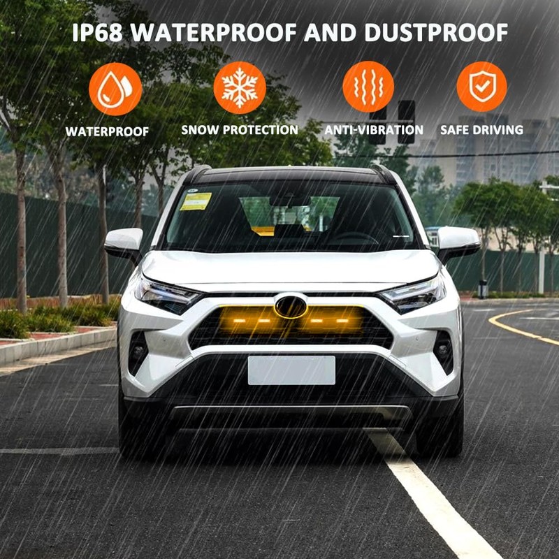 LED Grille Lights Compatible with Toyota RAV4 2019 2020 2021