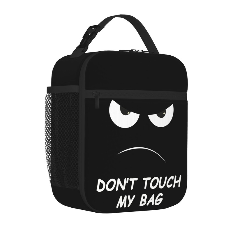NKHFNBIO Don't Touch My Bag Funny Insulated Lunch Box with