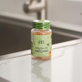 ORE Perlitas de Miel con Orégano 100 g | Con Propóleo, Eucalipto, Gordolobo y Sauco | Suplemento Alimenticio | Presentación en Perlitas