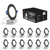 VOLISUN 12 Pack 4 inch Recessed Lighting, 5CCT LED Recessed