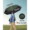 Chakipee Compact Travel Umbrella Windproof Strong- Automatic Folding Umbrellas for