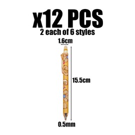 12 Pieces Cartoon Capybara Neutral Pen, Press Neutral Pen, Cute Stationery, Writing Tools, Student Stationery.