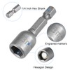 3 Pcs Magnetic Nut Setter Driver Drill Bit Set, 1/4"
