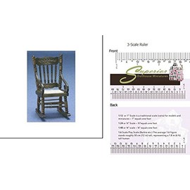 Dollhouse Miniature Gloucester Walnut Rocking Chair