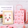 FYSUIMU 24Pcs Pig Paper Bag Pink Pig Treat Bags with