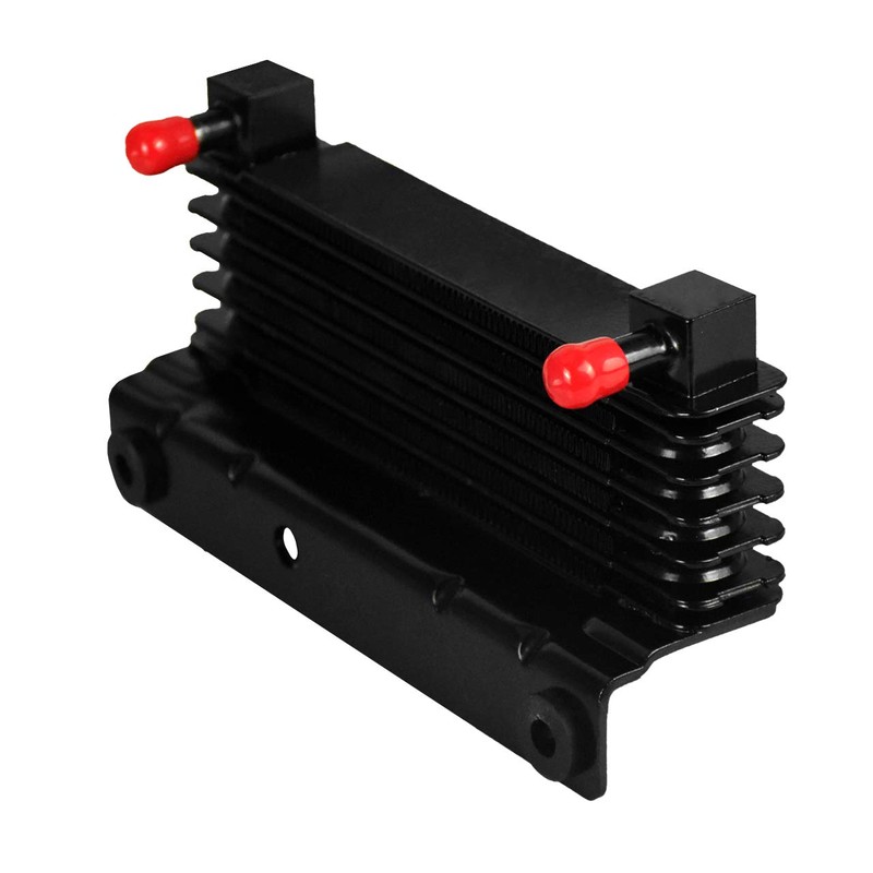 HDBUBALUS Motorcycle Oil Cooler Radiator Fit for Harley Touring Road