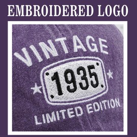 90th Birthday Gifts for Men Women 1935 Bday Hat 90 Gift Ideas Baseball Cap