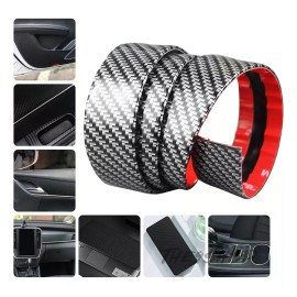 THE9SHOP Cinta Protector De Puertas Alta Calidad Fibra Carbono,5cmx3m