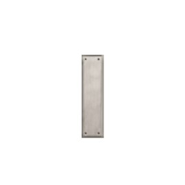 Nostalgic Warehouse New York Push Plate, Satin Nickel,702245