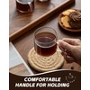 5 OZ Espresso Cups with Handle, Clear Espresso Shot Glass