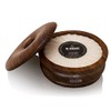 Kent SB6 Dark Wood Shaving Bowl with soap