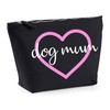 Spoilt Rotten Pets 'Dog Mum' Natural Cotton Vanity Bag Toiletries