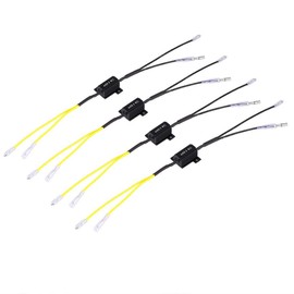 Aofan 4pcs Motorcycle LED Load Resistor for Turn Signal Indicator Flash Fix Error Code 25W 6.8Ohm