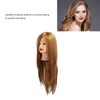 Hairdressing Mannequin Head 85 Percent Real Hair Flexible Multipurpose Hair