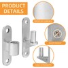 Rasugarlary 4 Set Heavy Duty Gate Hinges, Wall Mount Gate