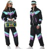 80s Track Suit for Men Women 90s Retro Windbreaker Suit