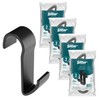 Sillar Radiator Hooks Pack of 8 Black - Towel Hooks
