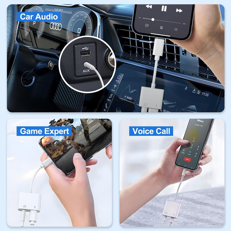 Ticenpe USB C to 3.5 mm Jack Adapter