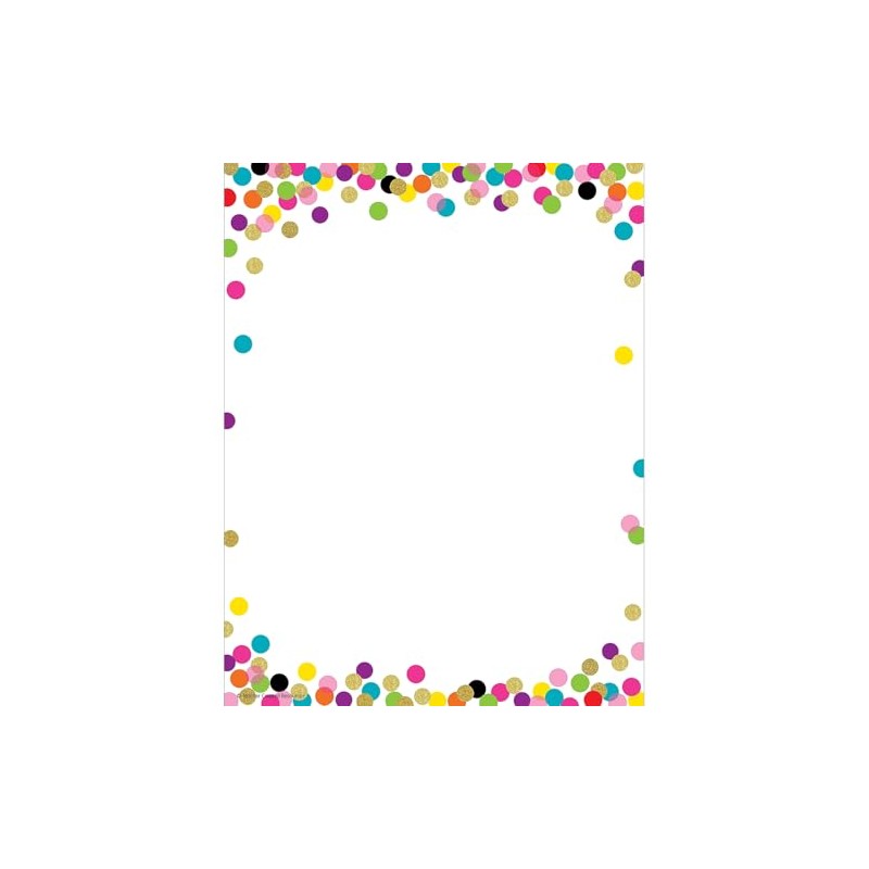 Confetti Computer Paper