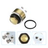 OUDQFCJ Brass Bell Push Momentary Waterproof Button Screw Terminals