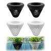 Mjeppludh 4 Pcs Plant Pot Floating Planter, Fish Tank Aquarium