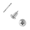 ANCHOREASE #8×1/2″ Wood Screw 400Pcs, 304 Stainless Steel Screws, Truss