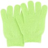 MOLOPPO Bath Glove 2 PCS Use Loofah Sponge Exfoliating Body