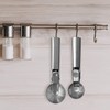 2 Pcs Stainless Steel Ice Cream Scoop, Heavy Duty Ice