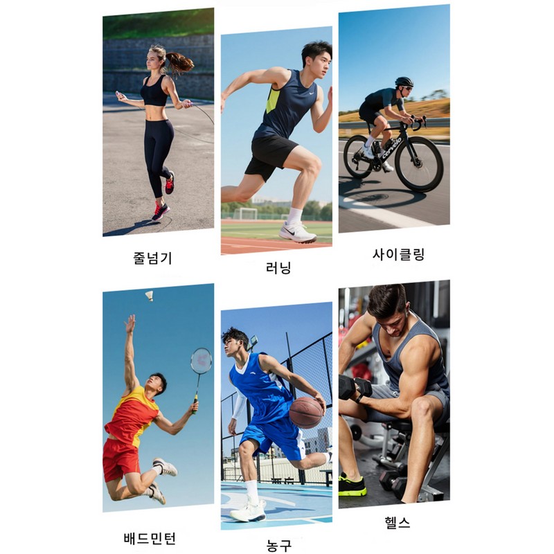 Gloie 1+1 고탄력 무릎 보호대 슬개골 무릎보호대 러닝 무릎 보호