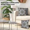 Beaded Throw Pillow Cover/Euro Sham/Cushion Sham, Super Luxury Soft Pillow