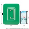KYODOLED Cash Box with Combination Lock,Safe Metal Box for Money,Storage