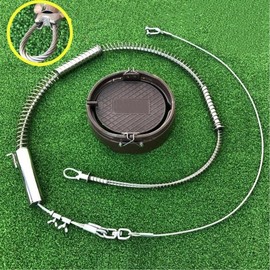 DANGONGLI 𝗛𝘂𝗻𝘁𝗶𝗻𝗴 𝗧𝗿𝗮𝗽 Spring Trap 𝗔𝗻𝗶𝗺𝗮𝗹 𝗧𝗿𝗮𝗽 Spring with high Strength Wire Rope Trap High Sensitivity High Strength Easy Setup Two Sections of high Strength