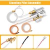 Criditpid 4021-732 Natural Gas Pilot Assembly for Heatilator, Quadrafire, Heat-n-Glo