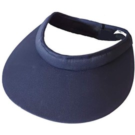 Cushees 4" Wide Brim Cloth Visor [232] (Navy)