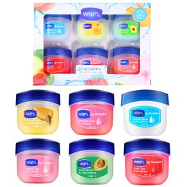 Lip Balm Set- 6 PCS Lip Mask Lip Balms Multipack Lip Moisturizer For Very Dry Lips Lip Repair Sleeping Lip Mask For Day&Night Lip Care, Brighten Dark Lip Color Reduce Lip Lines&Wrinkle