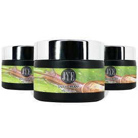 JYE 3 Frascos de Crema de Baba de Caracol JYE, Crema hidratante para todo tipo de piel. Tratamiento antiarrugas. Elasticidad y firmeza en la piel     