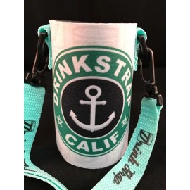 Drink Strap Koozie Holder Necklace Drinkstrap Beer Soda Can Bottle Cooler New Seaworthy