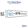 Avery Durable View 3 Ring Binder, 1-1/2 Inch Slant Rings,