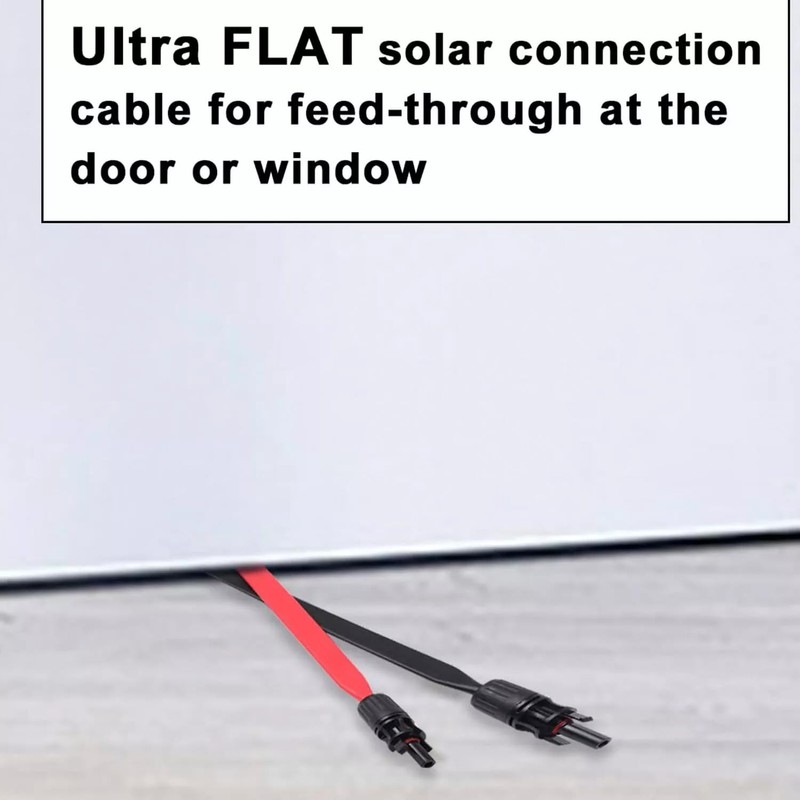 Solar Cable Window Feed-Through 6 mm² Flat Cable PV Cable