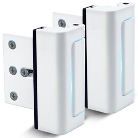 Dwell+Good Door Locks (2-Pack) - Easy To Install Aluminum Home Security Door Locks for Front Door - Child Proof Door Lock for Kids Safety- Withstand 800 lbs of Force & Tamper Proof Top Door Lock Latch