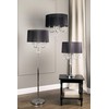 Ok lighting OK-5111FOK-5111f Crystal Drop Floor Lamp, 59.75" x 18"