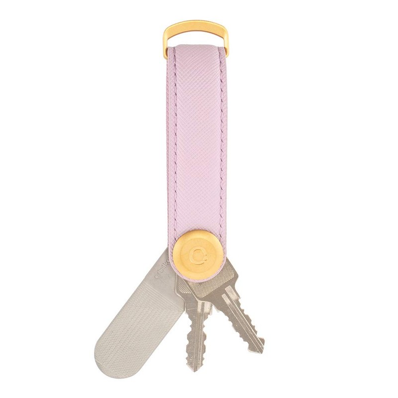 Orbitkey SFLO-2-LILIYG Key Holder, Leather, Key Case, Key Cover, Key