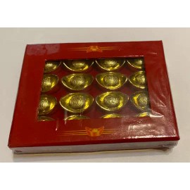 Feng Shui Gold Ingot /Yuan Bao /chinese ancient money for Prosperity good Luck!!